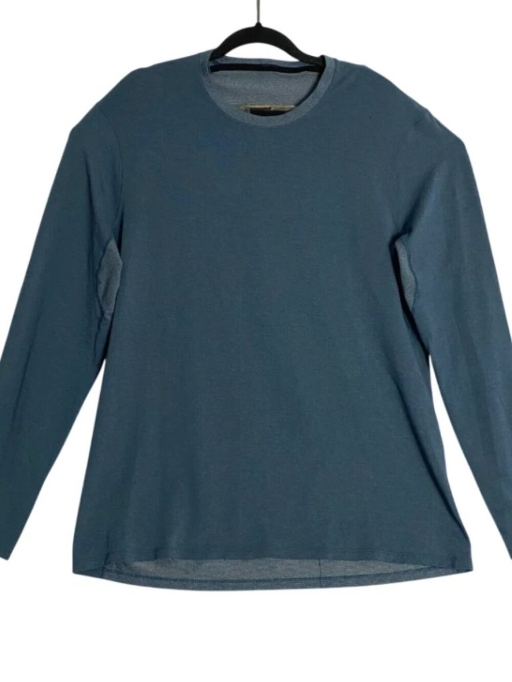 Lululemon Athletica Mens Blue Long Sleeve Athletic Workout Training Shirt Large